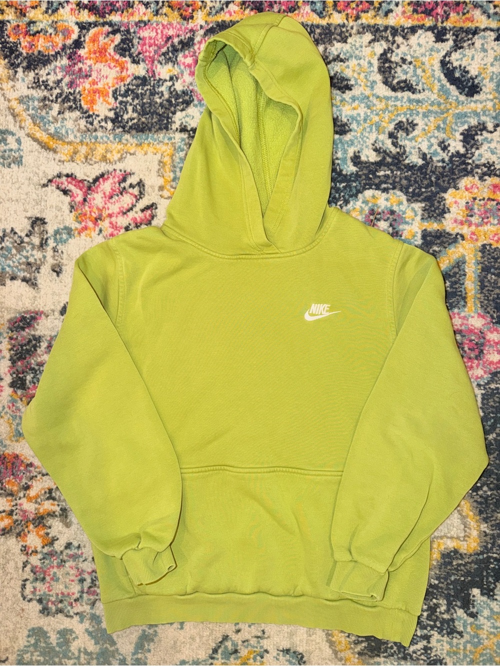 Nike Youth Sage Green Fleece Pullover Hoodie